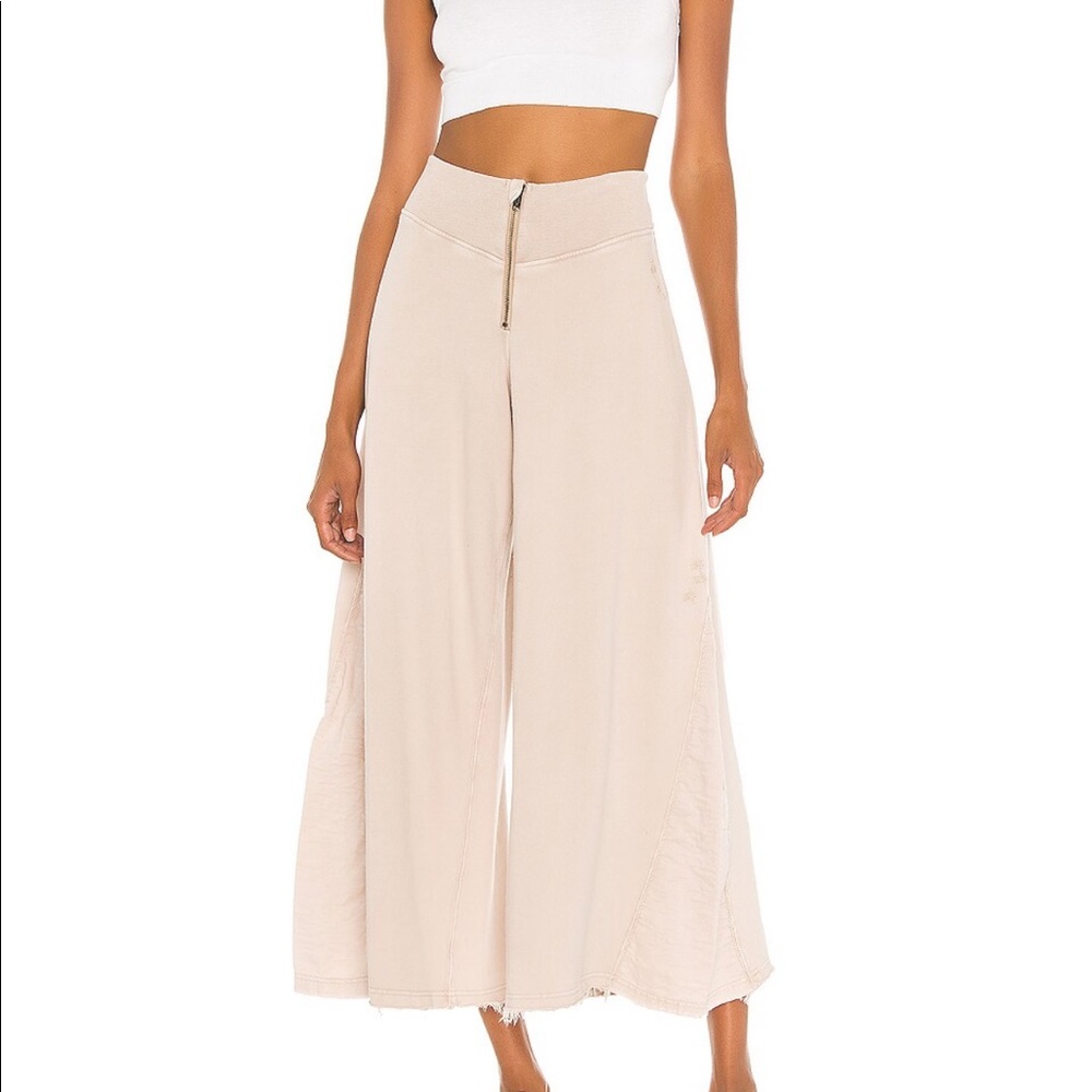 Free People Small Borderline Wide Leg Pant